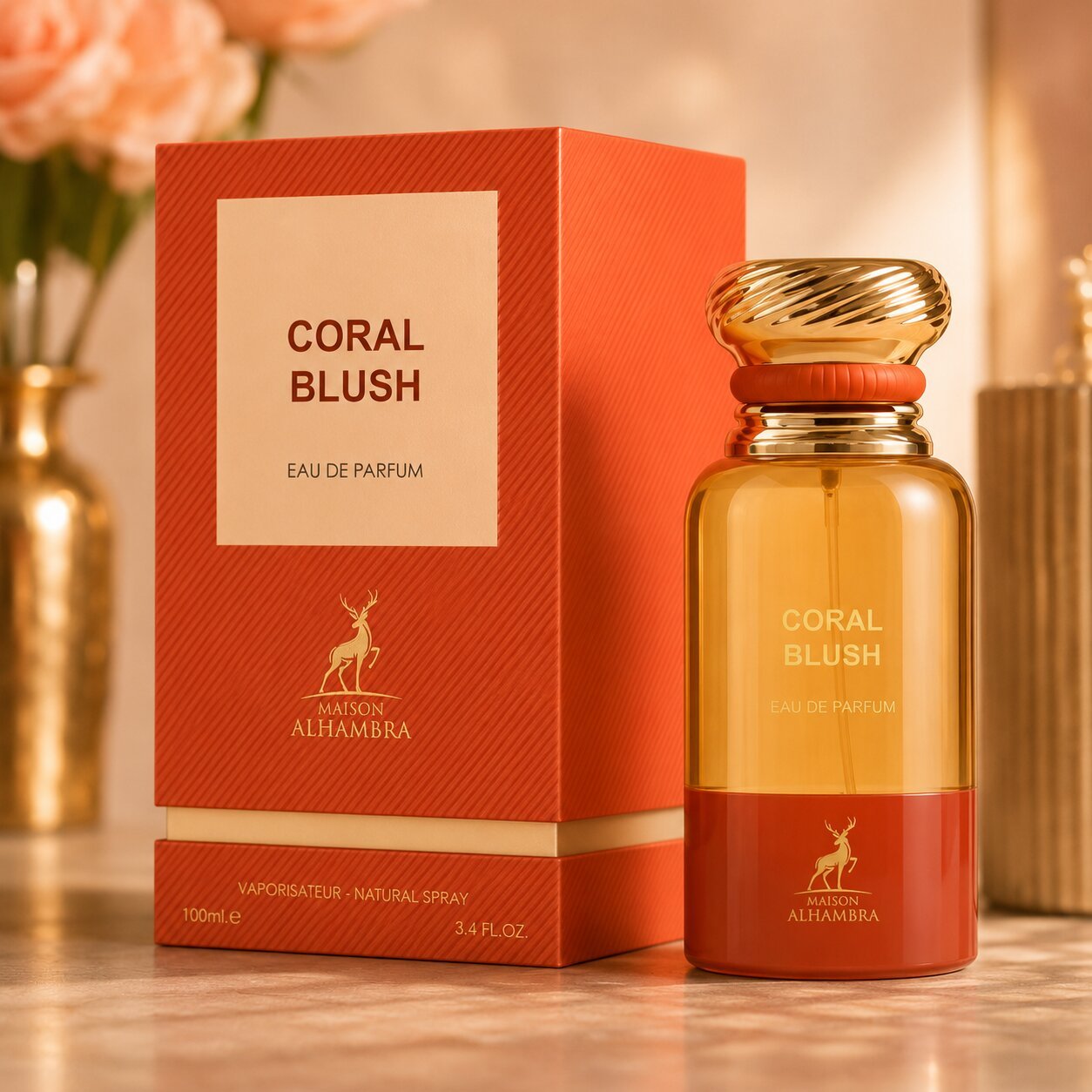 ff765519-76f8-48f5-a03e-5dd7a42019ac.jpg Maison Alhambra Coral Blush EDP 80ml - Image 1